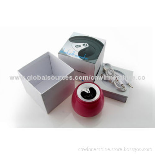 Bluetooth Speaker with Apple Shape, 100 to 20,000Hz Frequency Response